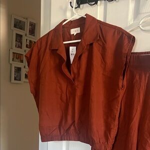 Lou & Grey Rust Top and Bottom Set